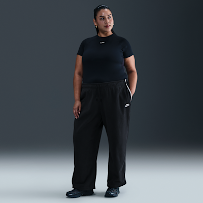 Nike Sportswear Club Fleece Women's Mid-Rise Wide Leg Cozy Pants (Plus Size)