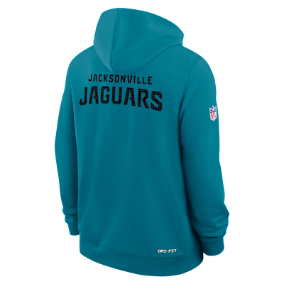 Jacksonville Jaguars Initial Home Sideline Men's Nike Dri-FIT NFL Pullover Hoodie