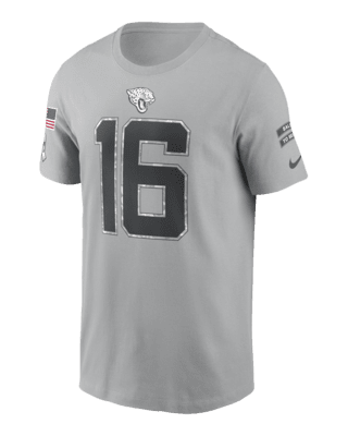 Мужская футболка Trevor Lawrence Jacksonville Jaguars Salute to Service Nike NFL