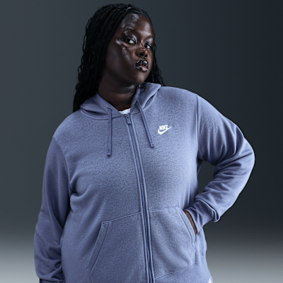 Nike Sportswear Club Fleece Women's Full-Zip Hoodie (Plus Size)