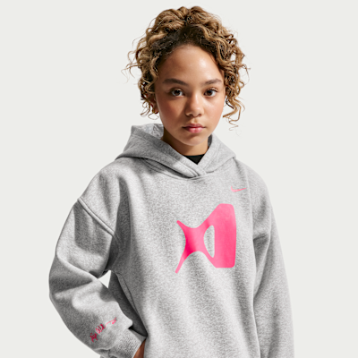 Nike A'ja Wilson Club Fleece Big Kids' Basketball Hoodie