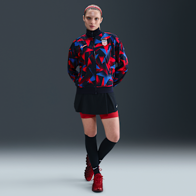 Chamarra de futbol Nike Dri-FIT Anthem para mujer USWNT Academy Pro
