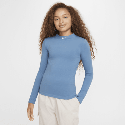 Nike Sportswear Girls' Long-Sleeve Top