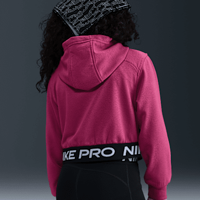 Nike Pro Fleece Older Kids' (Girls') Dri-FIT Full-Zip Hoodie