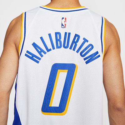 Tyrese Haliburton Indiana Pacers City Edition Men's Nike NBA Swingman Jersey