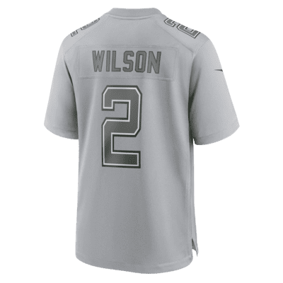 Women's Nike Zach Wilson Gray New York Jets Atmosphere Fashion Game Jersey Size: Small