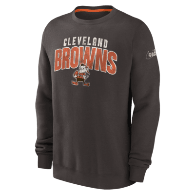 Cleveland Browns Rewind Club Men's Nike NFL Pullover Crew. Nike.com