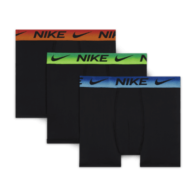 Nike Dri-FIT Big Kids' Ombre Waistband Boxer Briefs (3-Pack)