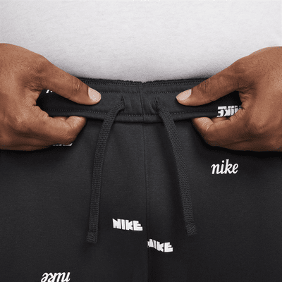 Nike Club Fleece Men's Brushed-Back All-Over Print Joggers. Nike UK