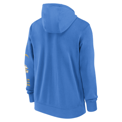 Los Angeles Chargers Club Men's Nike NFL Full-Zip Hoodie