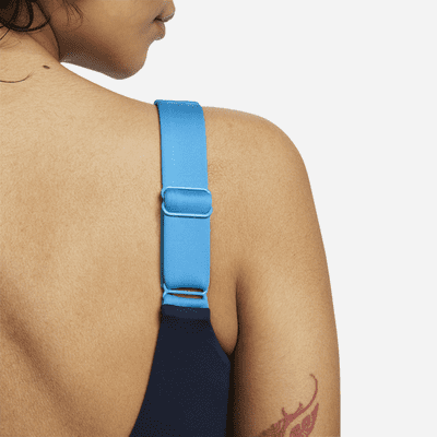 Tankini de natación con cuello en forma de U para mujer Nike