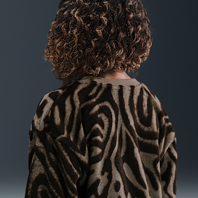 Conjunto de 2 piezas de tela de canalé para niños talla pequeña Nike Wild Warmth