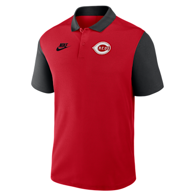 Cincinnati Reds Cooperstown Victory Men's Nike Dri-FIT MLB Polo