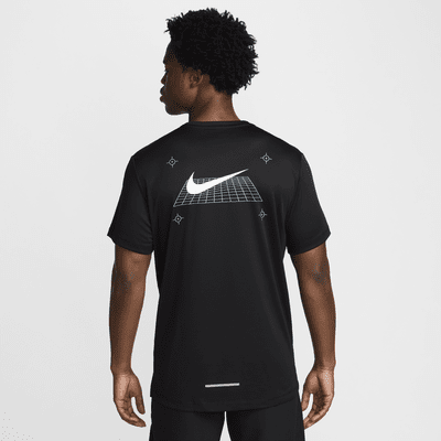 Nike Miler Men's Short-Sleeve Graphic Running Top