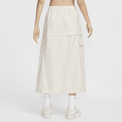 Nike Sportswear Essential Women's Mid-Rise Woven Cargo Midi Skirt