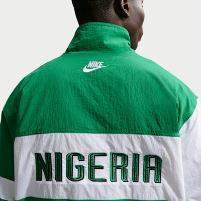 Veste de survêtement Replica Nike Football Nigeria 1996 réédition pour homme