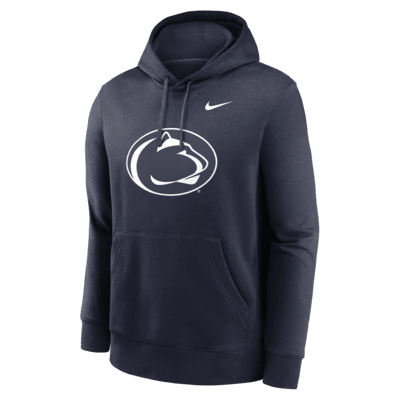 Sudadera con gorro sin cierre universitaria Nike para hombre Penn State Nittany Lions Primetime Evergreen Club Primary Logo