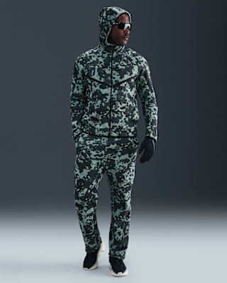 Мужские  Nike Tech Open-Hem Fleece Camo Pants