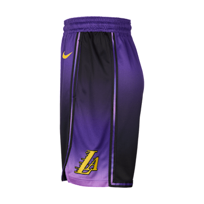 Los Angeles Lakers 2024/25 City Edition Nike Dri-FIT NBA Swingman-Shorts (Herren)