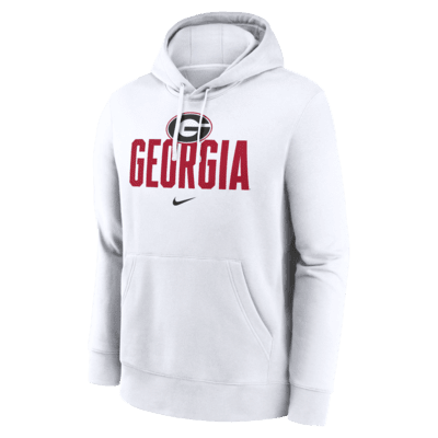 Sudadera con gorro sin cierre universitaria Nike para hombre Georgia Bulldogs Primetime Club Campus