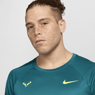 Rafa Challenger Nike Dri-FIT Kurzarm-Tennisoberteil für Herren