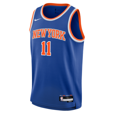 Jersey Nike de la NBA Swingman para niños talla grande Jalen Brunson New York Knicks 2024/25 Icon Edition