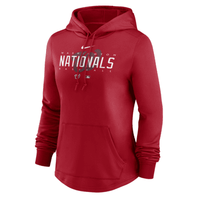 Nike Therma Pregame (MLB Washington Nationals) Women's Pullover Hoodie ...