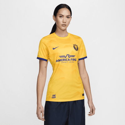 Jersey Nike Dri-FIT de la NWSL replica del Utah Royals local 2024 Stadium para mujer