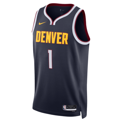 Jersey Nike Dri-FIT de la NBA Swingman para hombre Denver Nuggets Icon Edition 2022/23