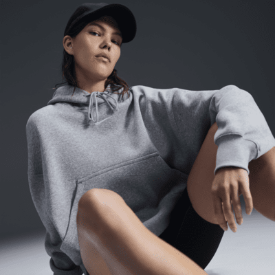 Huvtröja i extra oversize-modell Nike Sportswear Phoenix Fleece för kvinnor