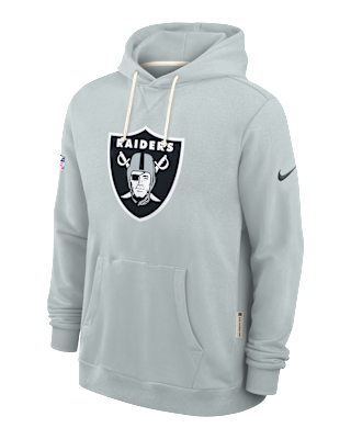 Мужское худи Las Vegas Raiders Initial Home Sideline Nike Dri-FIT NFL Pullover Hoodie