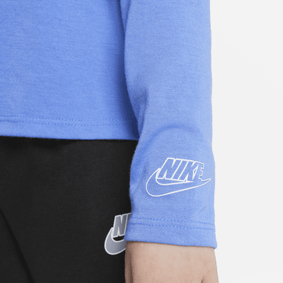 Nike Notebook Print Long Sleeve Knit Top Toddler Top