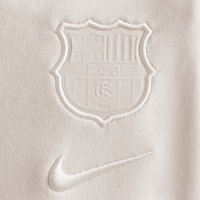 Sudadera de fúbol Nike de manga larga y cuello redondo para niños talla grande FC Barcelona Club Home