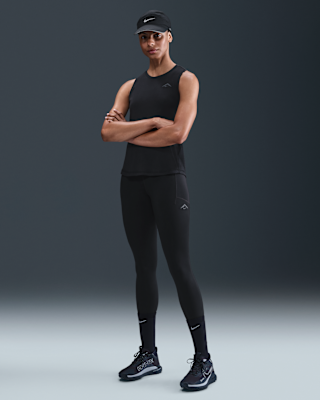 Женские тайтсы Nike Trail High-Waisted 7/8 Leggings для бега