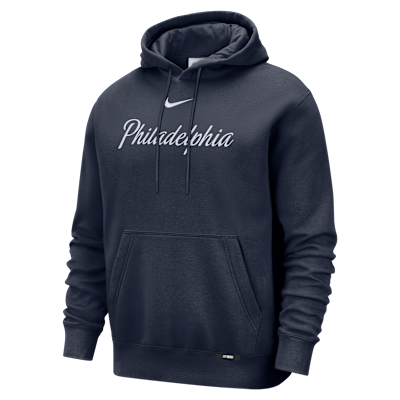 Philadelphia 76ers City Edition Men's Nike Basketball Club Pull-Over Hoodie