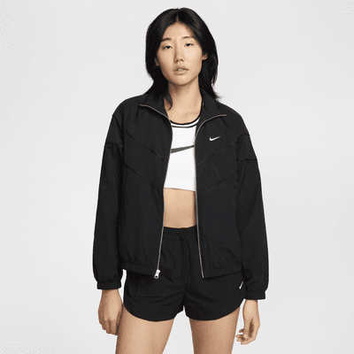 Nike Windrunner 女款寬鬆 UV 梭織全長式拉鍊外套