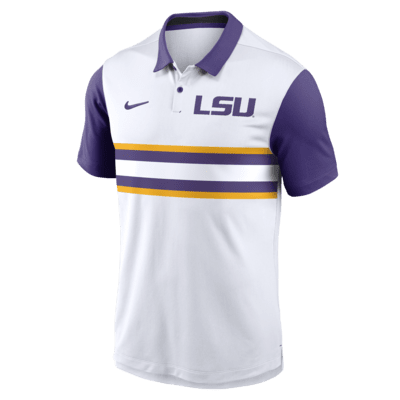 Polo universitario Nike Dri-FIT para hombre LSU Tigers Primetime Campus Vapor