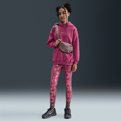 Sudadera oversized con gorro para niña talla grande Nike Sportswear Club Fleece