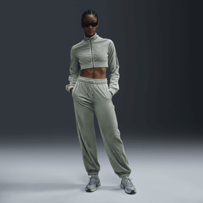 Pantaloni jogger in velour a vita media Nike Sportswear Collection – Donna