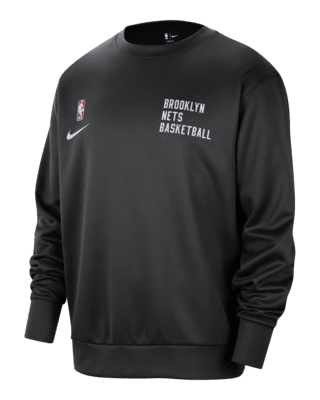 Мужской свитшот Brooklyn Nets Spotlight Nike Dri-FIT NBA Crew-Neck