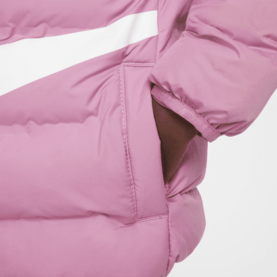 Nike Wrapped Swoosh Steppjacke mit Prägung für Kleinkinder