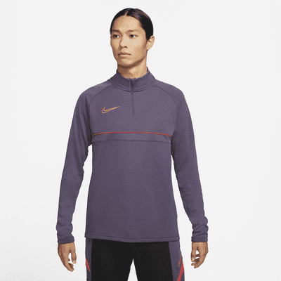 nike academy drill top grey