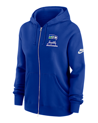 Женское худи Seattle Seahawks Phoenix Rewind Nike NFL Full-Zip Hoodie