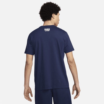 เสื้อยืดฟุตบอลผู้ชาย Nike Paris Saint-Germain Essential