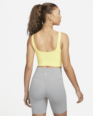 nike yoga luxe women's infinalon crop top