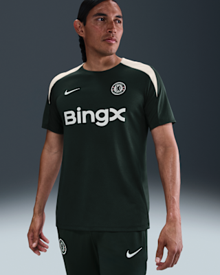 Мужские шорты Chelsea FC Strike Nike Dri-FIT Soccer Short-Sleeve Top