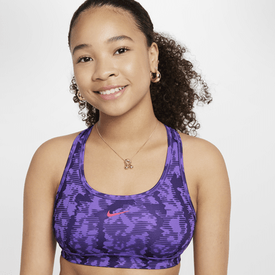 Nike Swoosh Girls' Reversible Sports Bra