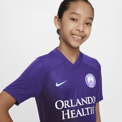 Orlando Pride 2024 Stadium Secondary Big Kids' Nike Dri-FIT NWSL Replica Jersey