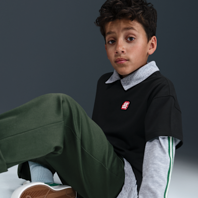 Playera de skateboarding para niños talla grande Nike SB