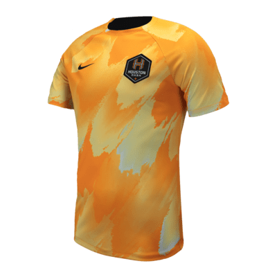 Playera para antes del partido Nike NWSL para hombre Houston Dash